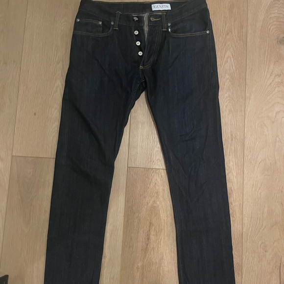 Gustin raw denim jeans - Picture 2 of 9